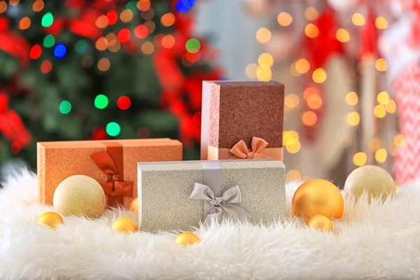 Cajas de regalo de Navidad — Foto de Stock