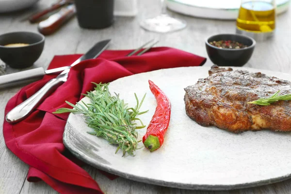 Bife com pimenta — Fotografia de Stock