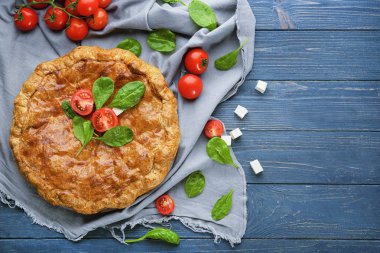 Ispanaklı lezzetli pasta