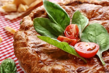 Ispanaklı lezzetli pasta