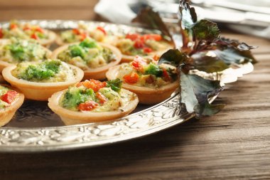 Brokoli kiş tartlets 