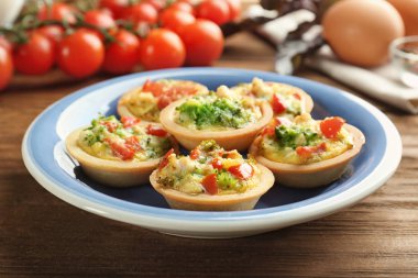 Brokoli kiş tartlets 