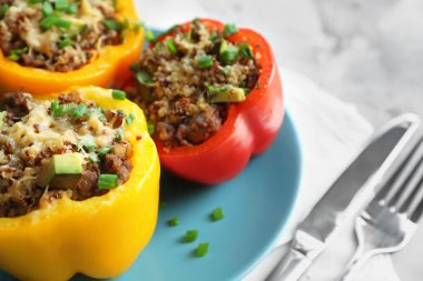 Quinoa biber dolması 