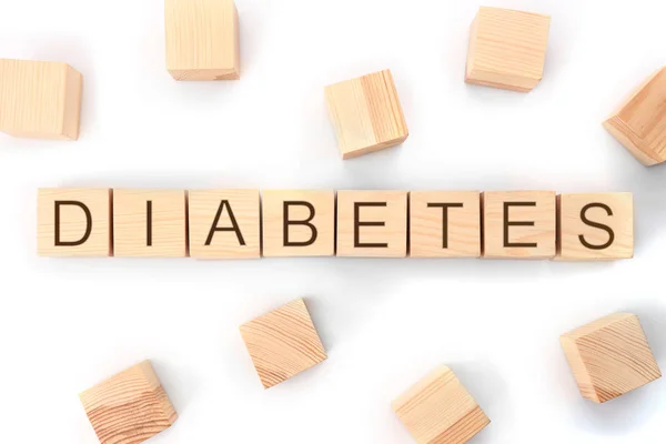 Composition with word Diabetes — Stock Photo, Image