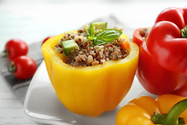 Quinoa stuffed peppers — Stock Photo, Image