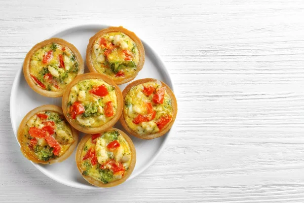 Brokoli kiş tartlets 