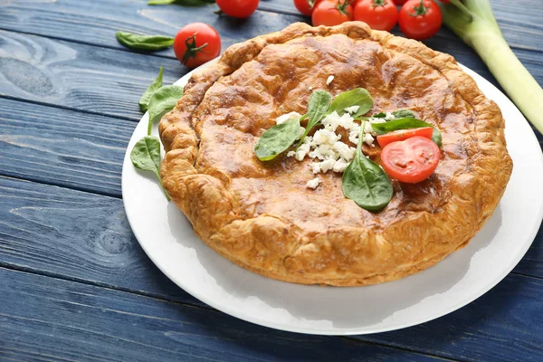 Ispanaklı lezzetli pasta 