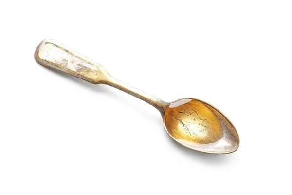 Spoon with cooking oil — Stock Photo, Image