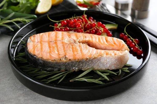 rosemary ile Somon steak