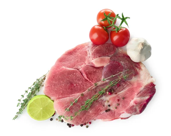 Taze çiğ biftek — Stok fotoğraf
