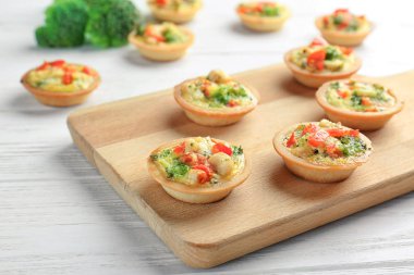 Brokoli kiş tartlets 