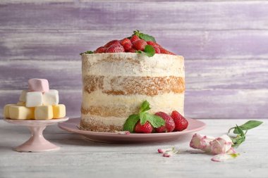 enfes Çilekli pasta