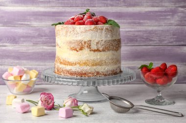 enfes Çilekli pasta