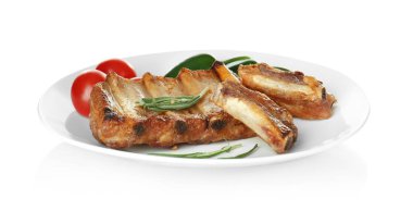 Lezzetli ızgara kaburga