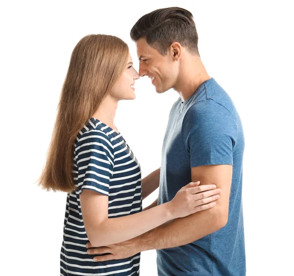 Feliz jovem casal — Fotografia de Stock