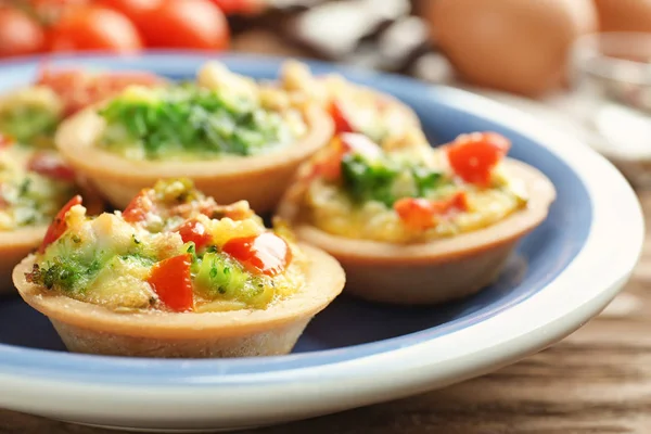 Brokoli kiş tartlets 