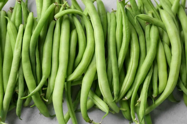 Raw fresh organic green beans — Stock Photo, Image