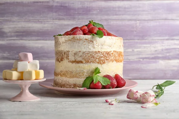 enfes Çilekli pasta