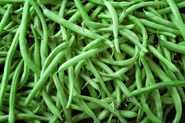 Raw fresh organic green beans — Stock Photo, Image