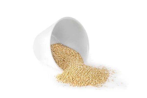 Bowl with quinoa grains — Stock Photo, Image