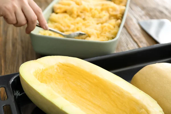 Spaghetti freschi Squash — Foto Stock