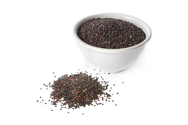 Tigela com grãos de quinoa — Fotografia de Stock