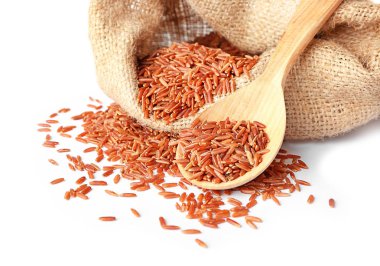 Çiğ kırmızı kargo pirinç