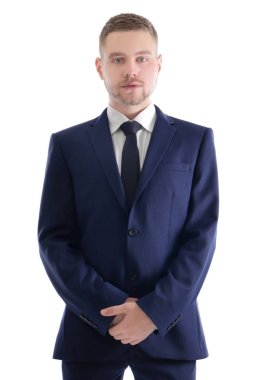 Takım Elbiseli Yakışıklı Adam  