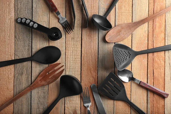 Composizione con utensili da cucina — Foto Stock