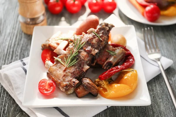 Delicious grilled ribs — Stock Photo, Image