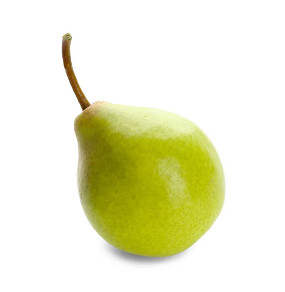 Delicious ripe pear on white background — Stock Photo, Image