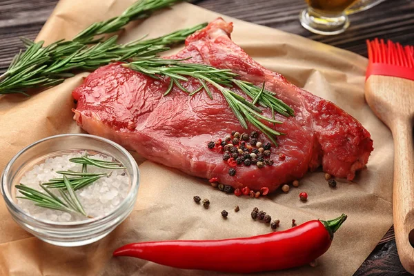 Carne crua fresca para cozinhar — Fotografia de Stock