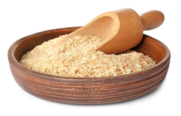 Raw brown rice — Stock Photo, Image