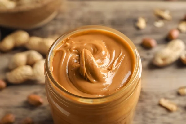 Creamy peanut butter — Stock Photo, Image