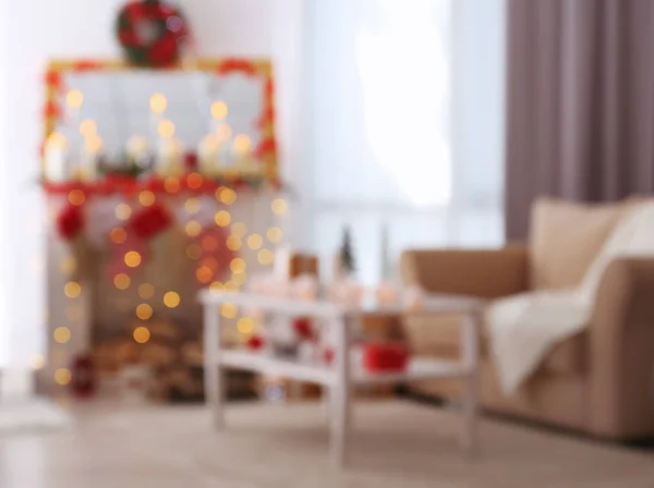 Pokój urządzony na Boże Narodzenie — Zdjęcie stockowe