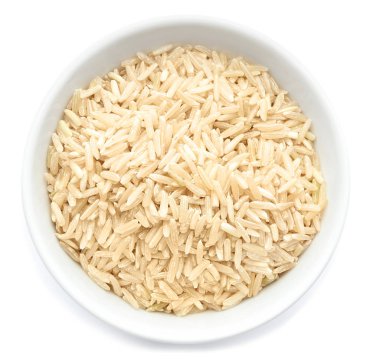 Kahverengi pirinç ile kase