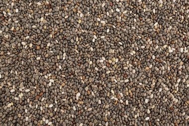 Arka plan olarak Chia tohum