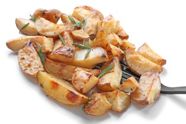 Spatula ile lezzetli biberiye patates