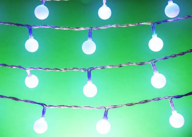 Renkli Noel ışıkları  