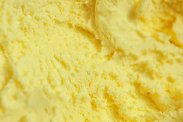 Yellow ice cream texture