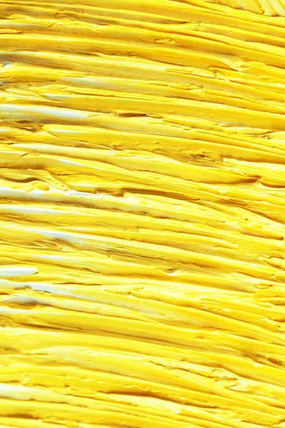 Bright yellow painted texture — Stock Photo, Image