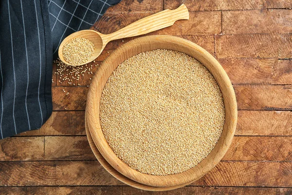 Vértes fehér quinoa — Stock Fotó