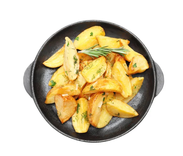 Вкусная печёная картошка — стоковое фото