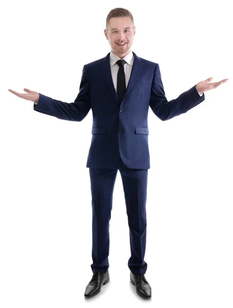 Handsome man in suit — Stock Photo, Image