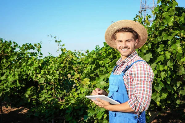 Joven agricultor masculino — Foto de Stock