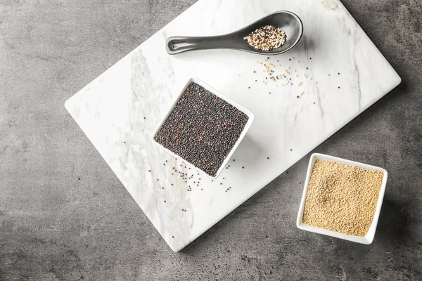 Zbliżenie białe quinoa — Zdjęcie stockowe