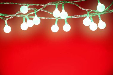 Renkli Noel ışıkları  