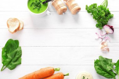 Lezzetli ıspanak çorbası 