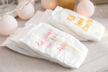 Bebek duş parti masada oyun