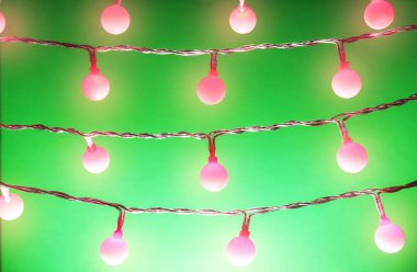 Renkli Noel ışıkları  